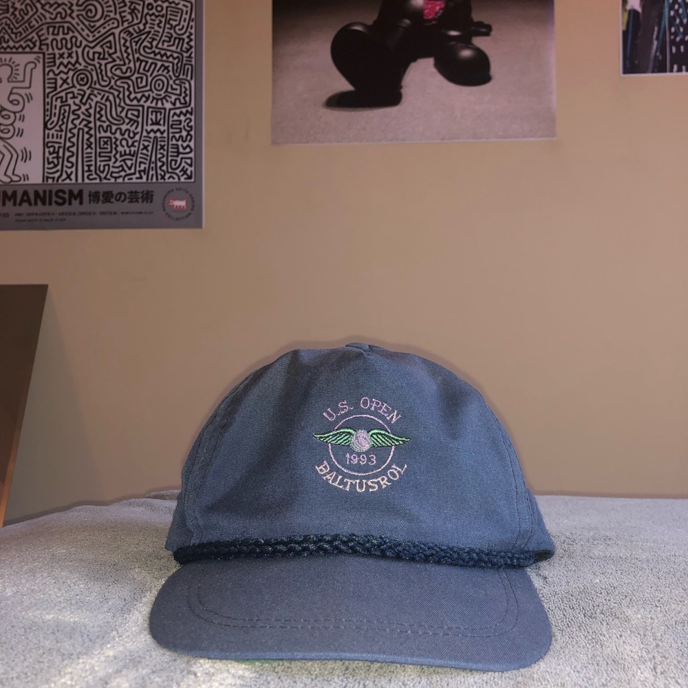 VTG Vintage Imperial 1993 US Open Golf Snapback Rope Hat RARE